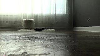 Teen Girl Solo Masturbation and Striptease 24