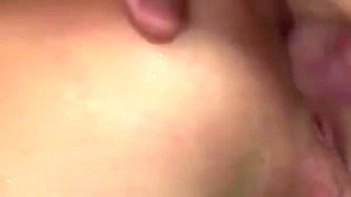 Alluring blonde teen gets dp slammed