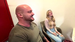 Magdalenas ride in the bathroom Anal Blonde Blowjob Cumshot