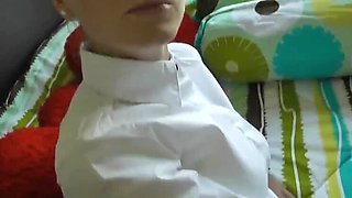 Angel The Dreamgirl Horny Selfie Creampie in Office with High Heels and Nylons