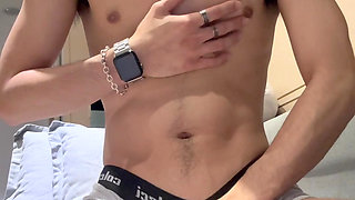 Twink showing his everything. 1 of 4