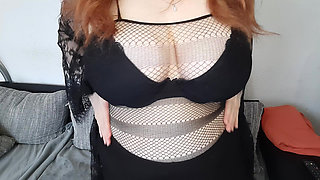 Curly_dreams I Knead My Breasts in My Bra