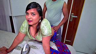 Indian Maid Squirts and Twerks with Her Huge Ass on Her Boss’s Cock