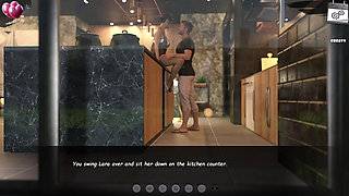 Burning Boundaries 27 - Lara Gives Handjob in the Kitchen While Realtor Is Busy