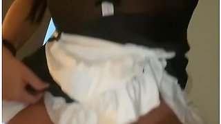 Hotel Maid Finds Guests Bbc Dildo & Fucks Her Pussy Til She Squirts