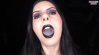 Me in Total Black Makes You Obsessed - Your Dark Queen - Cigar and Black Lipstick