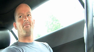 Porn Markus meets young couple in parking lot