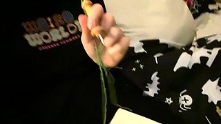 Big boobs milf masturbates with her dildo