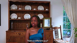 shy EBONY TEEN VIRGIN reveals her desires