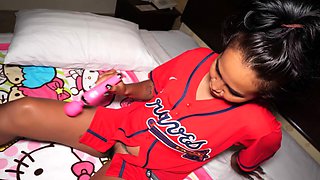 Big ass Thai MILF masturbation and fuck