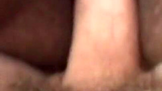 Ebony Amateur MILF Takes White Cock and Facial