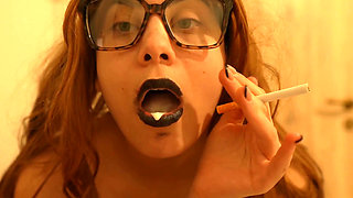 I Say Dirty Things While I Have Sperm in My Mouth and on My Face, Smoke a Cigarette, and Wear Black Lipstick and I Show