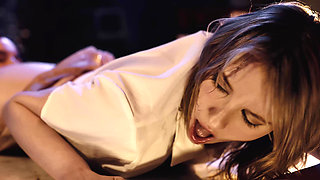 Bbw Master Fucks 18 Year Old Slave - Hardcore Lesbian Parasited Clit to Clit & Tits Tribbing Squirt