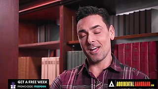 UNPLANNED GANGBANG - Naughty Gal Gangbanged By Classmates In Library FRENCH SUBTITLES - Ryan Driller