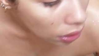 Swallowing All His Load Im the Shower