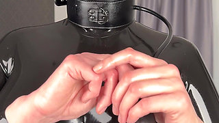 Collared Rubber Doll