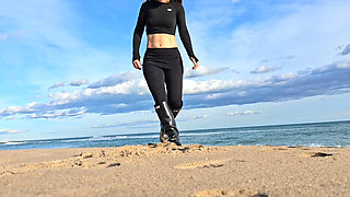 Extremely Boot Passion! Outdoor Beach and Car