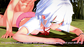 Fucking with two beautiful girls I met at the lake - Lust Lost Kingdom 2