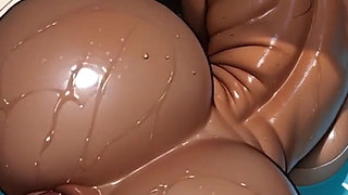 Arab Woman in a Very Hot Orgy with Several Me