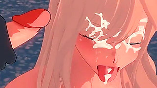 Marin Kitagawa Three Studs at a Beach Hideaway to Get a Sticky Bukkake