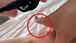 Virgin Girl First Time Solo Masturbation POV - Tight Wet Pussy Orgasm & Moaning at Home