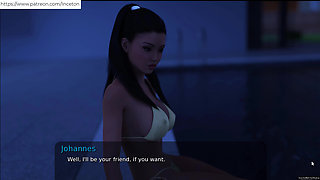 Summer with Mia - Getting handjob at the pool