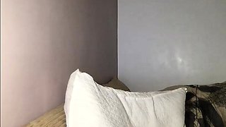 Cute asian teen with a big cock jerking on cam realteenscam