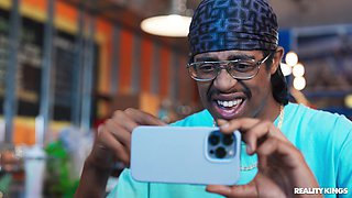 Moms Lick Teens: Karen Fucks The Coffee Shop Girl feat. Sandy Love and Lola Aiko