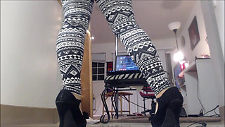 Big Booty Tribal Leggings Ass Worship