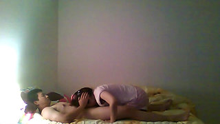 Submissive Chinese Slut Sucks My Dick and Swallows My Cum