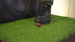 Crushing Your Little Worm with My Dangerous Naked Wolfe Boots