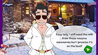 Sexual Fantasy before Christmas. Journey to the North Pole to be milked. Parody