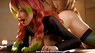 Demon Slayer Mitsuri Pounding by Huge Monster Cock
