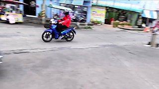 Sexy Thai MILF picked up at a 7 11