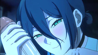 Quick Blowjob, Quick Orgasm, Quick Swallow - Reze Was a Professional