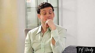 Female orgasm action with sex hungry Didi Zerati and Alex Charger from NF Busty
