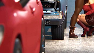 GF Cheated in the Middle of Nowhere by BBC - Car Repair XXX