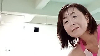 Japanese Mature Woman at the Pool