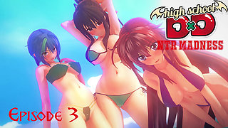 Akeno and Rias Surprise me whit a double blowjob - DXD NTR Madness Series