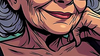 Topless Cartoon Grannies