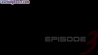 BDSM anal slut fucked till cumshot after deepthroat 4 master