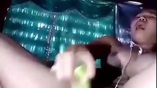 Nepali porn of a girl fucking her pussy with a big vegetableTelegram @ZodxKing