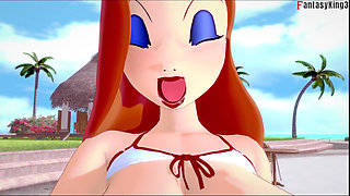 Jessica Rabbit get fucked in a pool