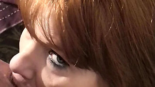 Amateur Redhead Orgasms as She Gets a Facial - V2