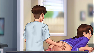 Skyler Fucked Mom During House Work Summertime Saga Gameplay01