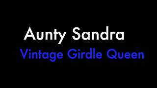 Aunty Sandra in Classic Vintage Lingerie. Vgq 70