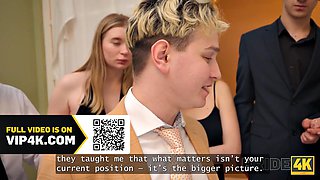 BRIDE4K. We were so horny and got caught...