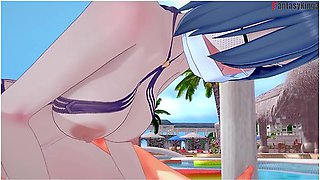 Valentine Sexy Nurse Fucking On The Pool 4 Skullgirls Full & Pov On Patreon: Fantasyking3
