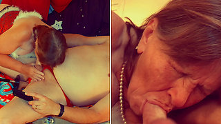 Granny Carmen: Fuck Machine Pegging Cock Sucking, Cum in Mouth North Pole Slut 12224fap