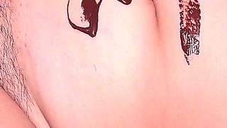 I Cover My Dildo in Chocolate, Rub It All Over My Tits & Pussy Then Fuck Myself Until I Cum